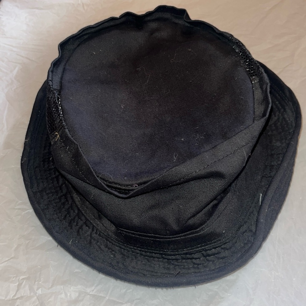 Black Roll up Bucket Hat XLarge